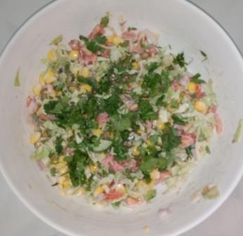 Fresh Vegetable Salad Recipe with Mayonnaise 3
