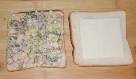 Corn Cheese Sandwich Recipe in Hindi