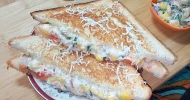 Corn Cheese Sandwich Recipe in Hindi