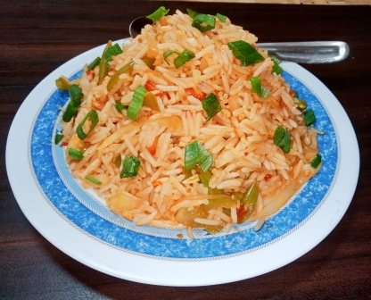 Schezwan Fried Rice Recipe (शेजवान फ्राइड राइस रेसिपी )