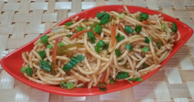 वेज हक्का नूडल्स (Veg Hakka Noodles)