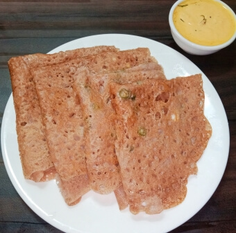 रागी (नाचनी) डोसा रेसिपी (Ragi Dosa Recipe in Hindi)