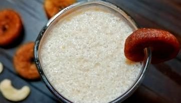 kaju anjeer milkshake recipe