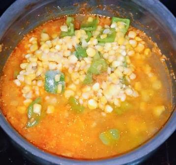 कॉर्न कैप्सिकम मसाला (corn capsicum masala in hindi)