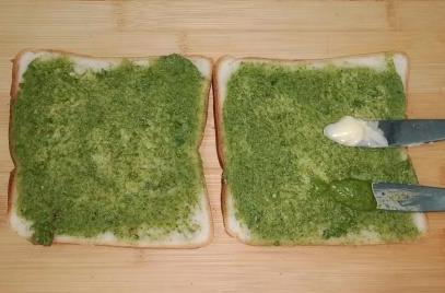 Schezwan Cheese Sandwich Recipe