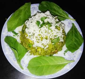 Palak Rice 1 1