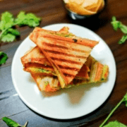 Veg Cheese Grilled Sandwich recipe in hindi