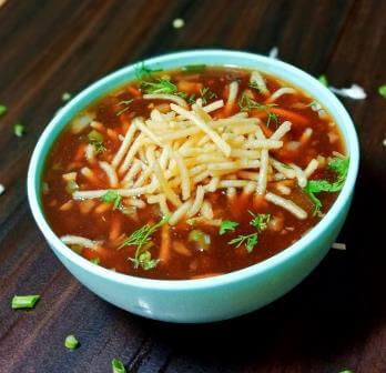 मनचाऊ सूप रेसिपी | manchow soup in hindi | वेज मंचोव सूप | वेजिटेबल मनचाऊ सूप | Restaurant style manchow soup recipe