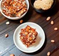 मूंगफली की चिक्की रेसिपी | Peanut chikki recipe in hindi | मूंगफली की गजक बनाने की रेसिपी