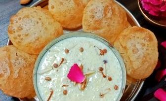 खीर पूरी रेसिपी | kheer puri recipe in hindi | खीर पूड़ी (पूरी) बनाने की विधि