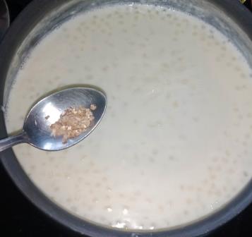 साबूदाना फ्रूट कस्टर्ड रेसिपी (sabudana fruit custard in hindi)