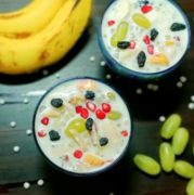 साबूदाना फ्रूट कस्टर्ड रेसिपी (sabudana fruit custard in hindi)