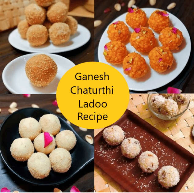 गणेश चतुर्थी पर घर पर बनाये यह 4 तरह के लड्डू | ganesh chaturthi ladoo recipe in Hindi | laddu recipe for ganesh | ganpati laddu recipe