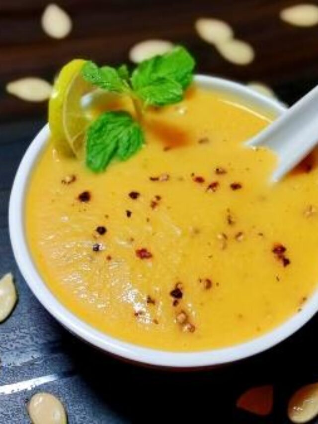 वजन कम करने के लिए बनाएं पम्पकिन जिंजर सूप | pumpkin Ginger soup for weight loss