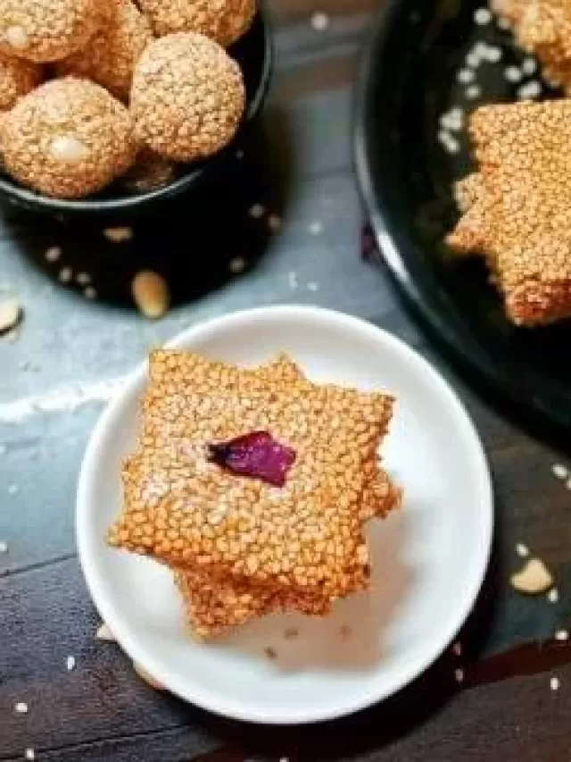 तिल चिक्की रेसिपी | til chikki recipe in Hindi | Chikki