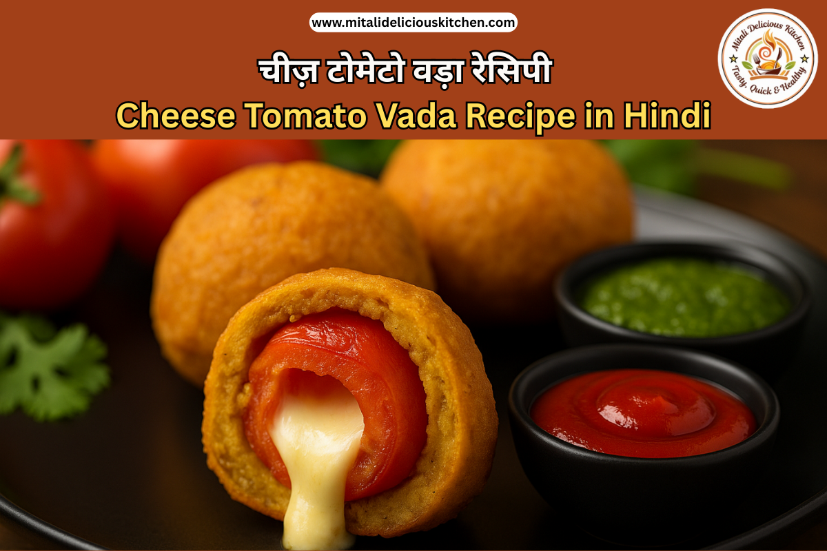 चीज़ टोमेटो वड़ा रेसिपी (Cheese Tomato Vada Recipe In hindi)